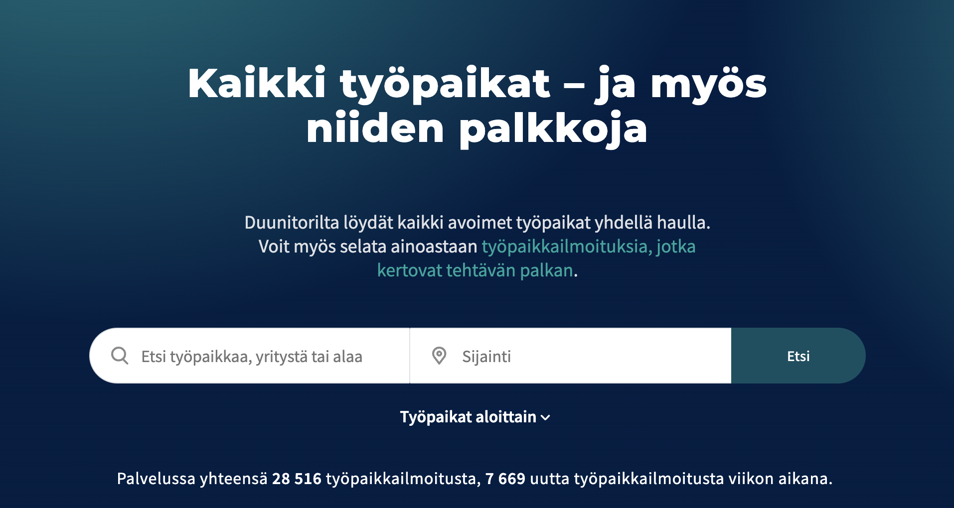 Työpaikkailmoitukset Joblyssä